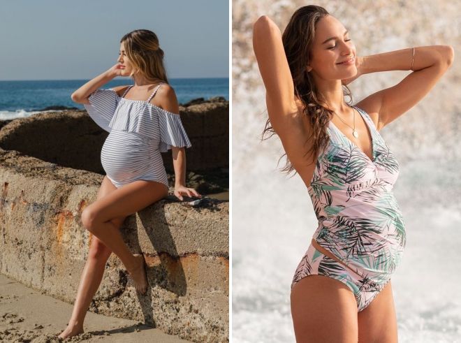 модные образы для беременных 2020